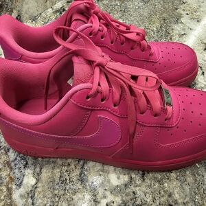 Nike Fushia Air Force Ones size 6.5